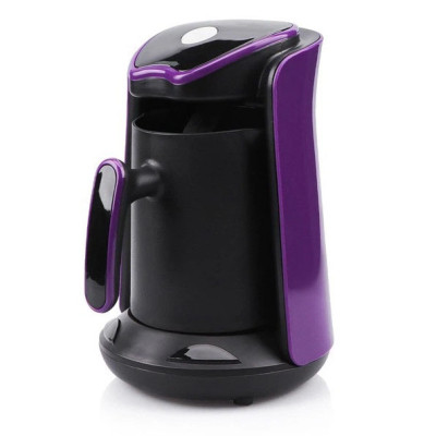 Кавоварка Domotec MS-102S настільна 600Вт для швидкого приготування кави Purple 